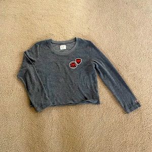 Virginia Tech cropped sweatshirt